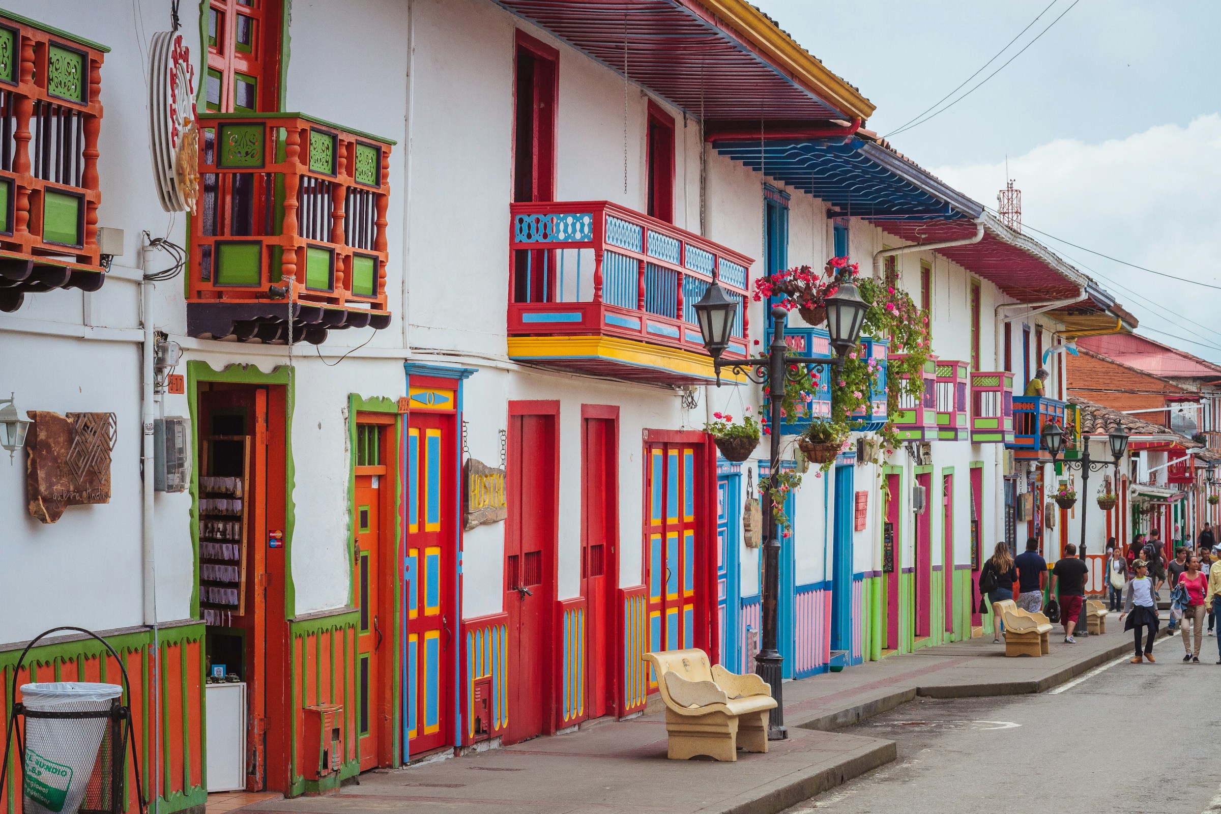 Salento's colorful houses